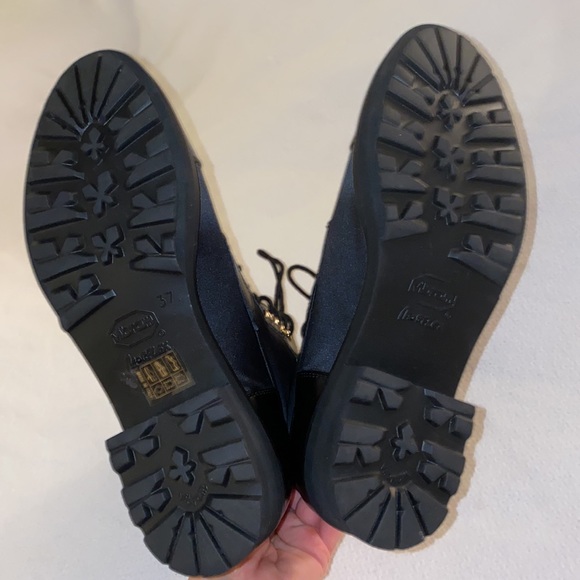 Ron White Combat Boots- “Teagan Nylon Lace up Combat Booties” - Picture 5 of 10